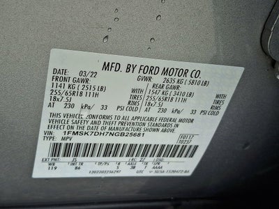 2022 Ford Explorer XLT