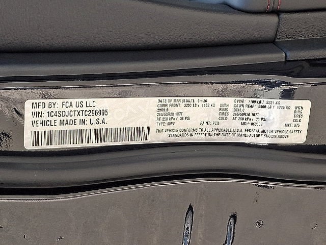 2026 Dodge Durango GT Plus AWD HEMI V8