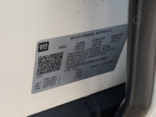2022 Chevrolet Suburban Premier