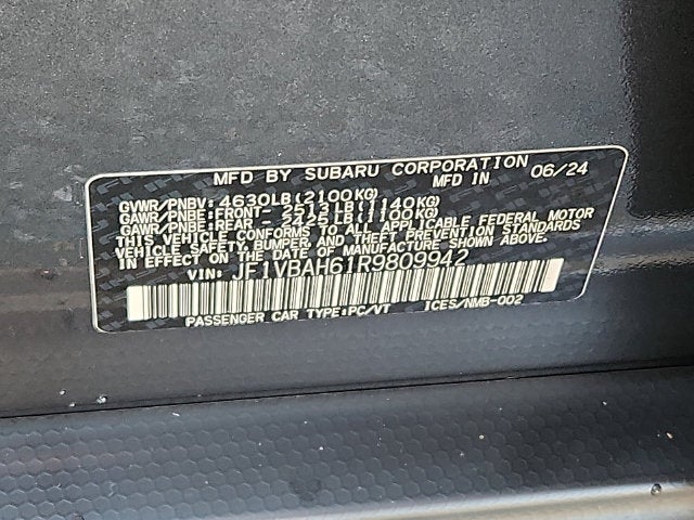 2024 Subaru WRX Premium