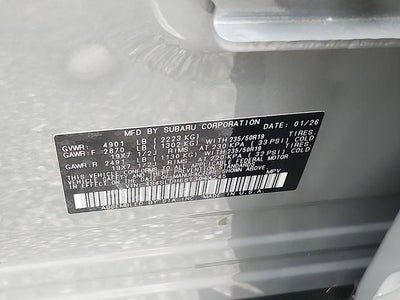 2026 Subaru Forester Sport