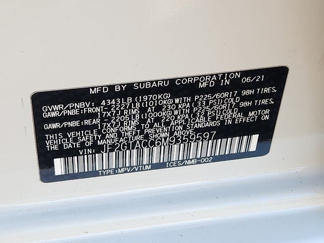 2021 Subaru Crosstrek Premium