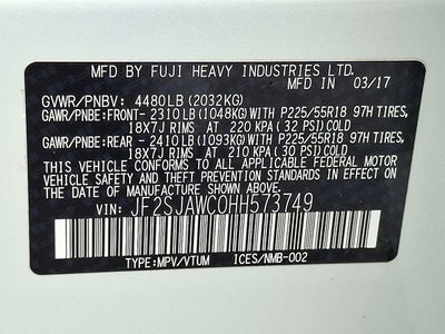 2017 Subaru Forester 2.5i Touring