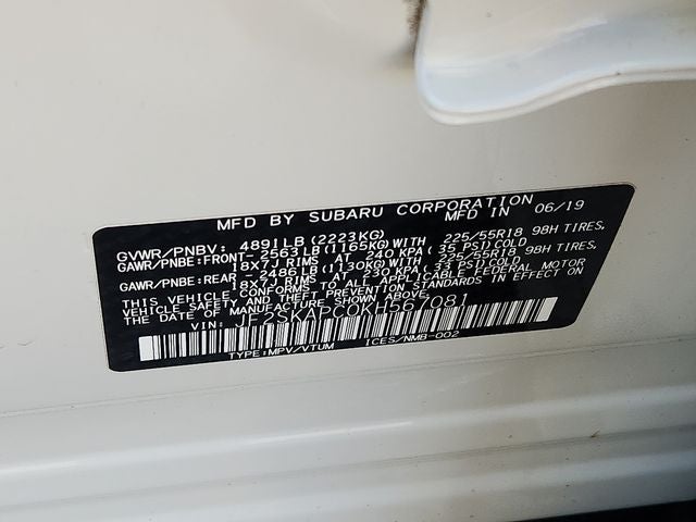2019 Subaru Forester Sport