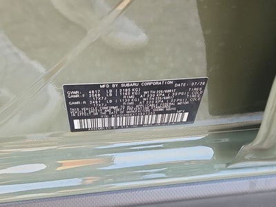 2026 Subaru CROSSTREK Base