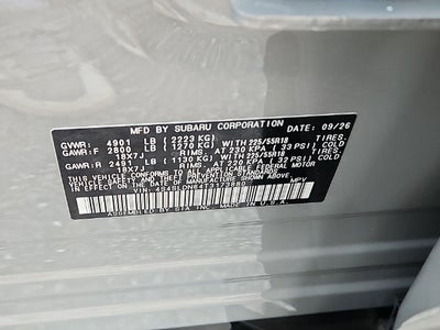 2026 Subaru FORESTER Limited