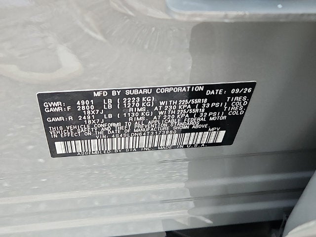 2026 Subaru FORESTER Limited