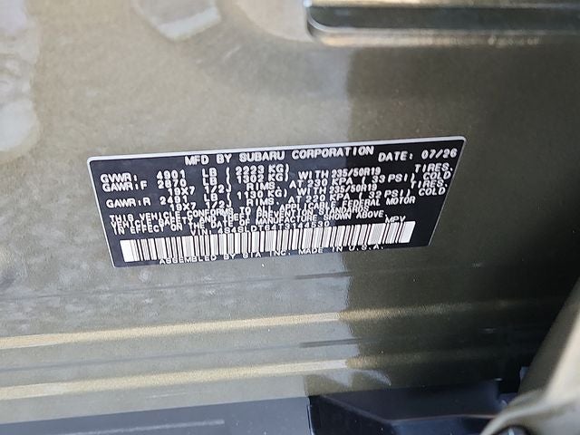 2026 Subaru FORESTER Touring