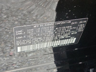 2026 Subaru FORESTER Limited Hybrid