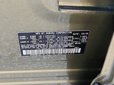 2026 Subaru FORESTER Limited Hybrid