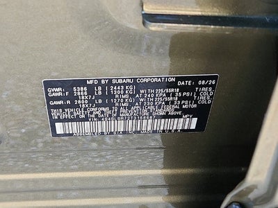 2026 Subaru FORESTER Limited Hybrid