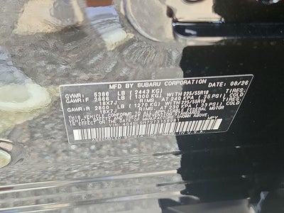 2026 Subaru FORESTER Limited Hybrid