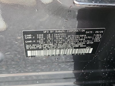 2026 Subaru FORESTER Touring Hybrid