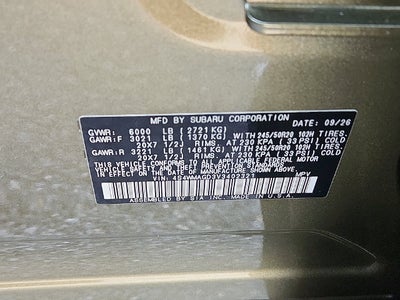 2027 Subaru ASCENT Limited 7-Passenger