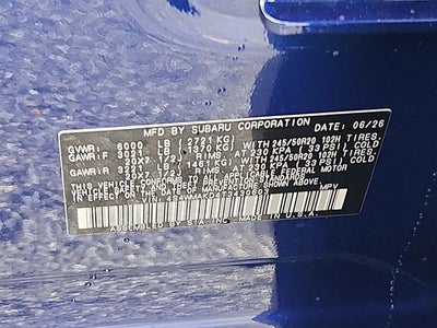 2026 Subaru ASCENT Touring 7-Passenger