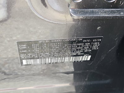 2026 Subaru ASCENT Onyx Edition Touring 7-Passenger