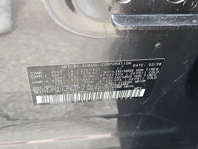 2026 Subaru ASCENT Onyx Edition Touring 7-Passenger