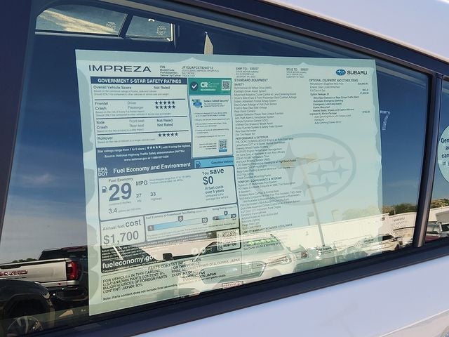 2026 Subaru IMPREZA Sport