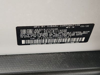 2026 Subaru WRX Base