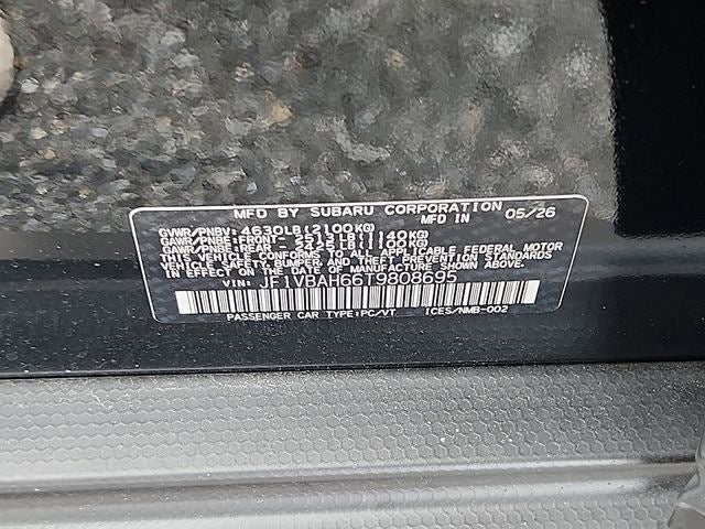 2026 Subaru WRX Premium