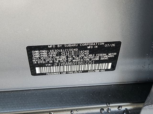 2026 Subaru WRX Limited