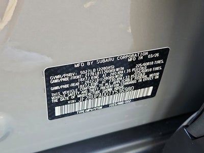 2026 Subaru OUTBACK Premium