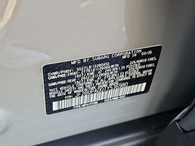 2026 Subaru OUTBACK Premium