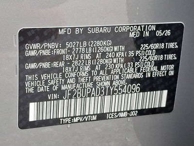 2026 Subaru OUTBACK Premium