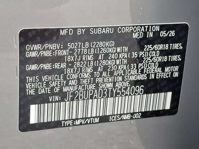 2026 Subaru OUTBACK Premium