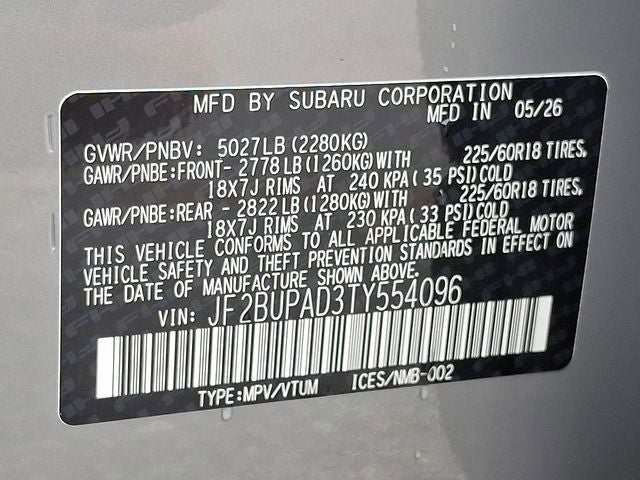 2026 Subaru OUTBACK Premium