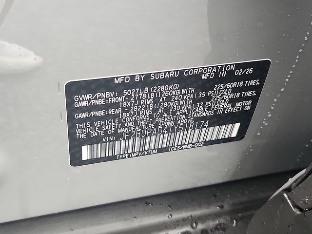 2026 Subaru OUTBACK Premium