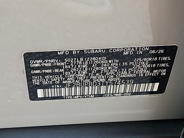 2026 Subaru OUTBACK Premium