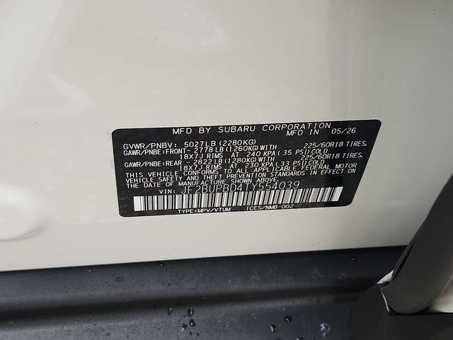 2026 Subaru OUTBACK Premium