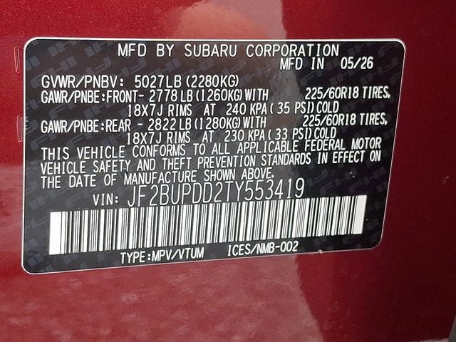 2026 Subaru OUTBACK Limited