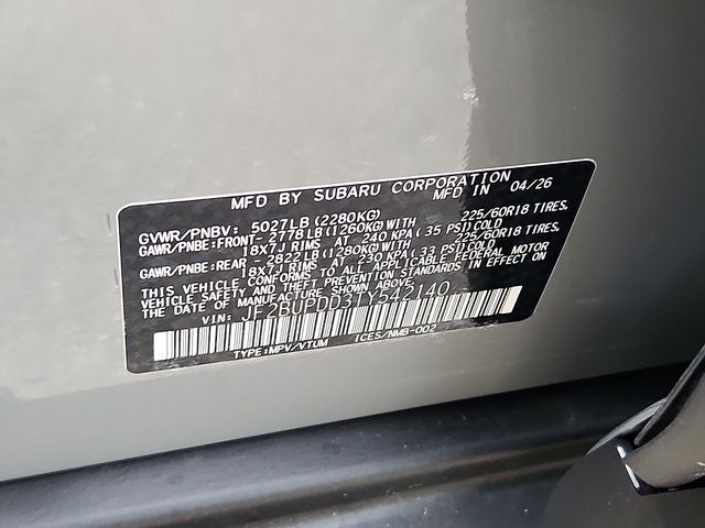 2026 Subaru OUTBACK Limited