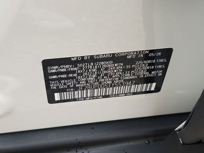 2026 Subaru OUTBACK Limited