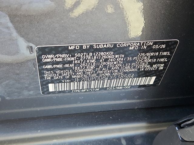 2026 Subaru OUTBACK Limited