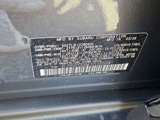 2026 Subaru OUTBACK Limited