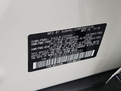 2026 Subaru OUTBACK Touring XT
