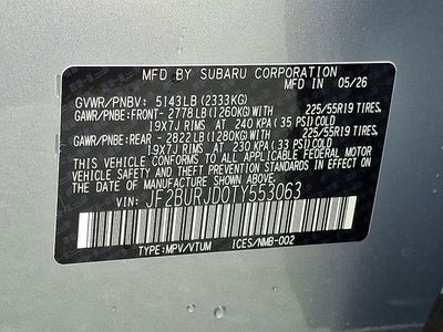 2026 Subaru OUTBACK Touring XT