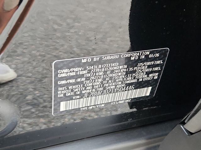 2026 Subaru OUTBACK Touring XT