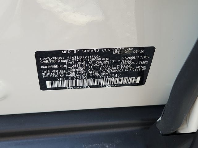2026 Subaru OUTBACK Wilderness
