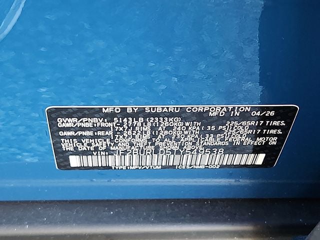 2026 Subaru OUTBACK Wilderness