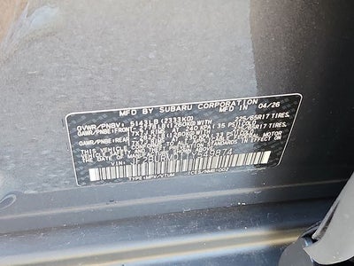 2026 Subaru OUTBACK Wilderness