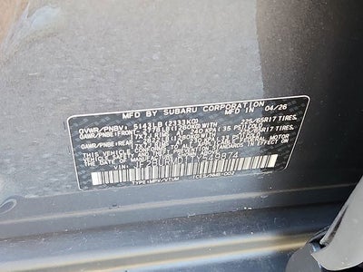 2026 Subaru OUTBACK Wilderness