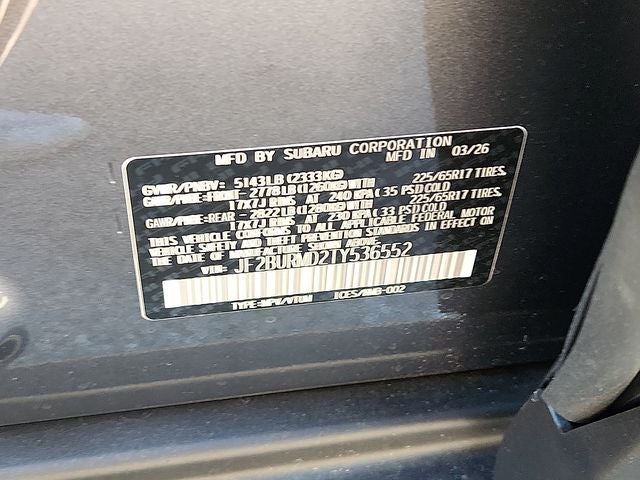 2026 Subaru OUTBACK Wilderness
