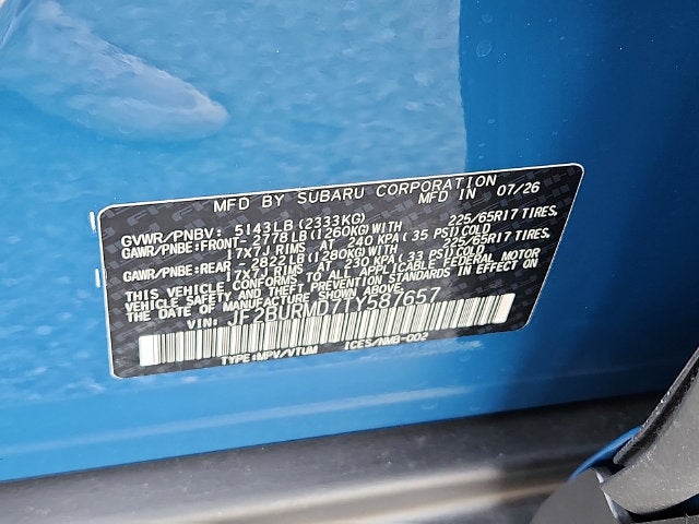 2026 Subaru OUTBACK Wilderness