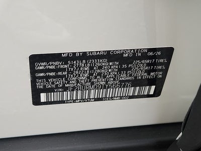 2026 Subaru OUTBACK Wilderness