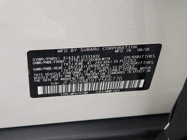 2026 Subaru OUTBACK Wilderness