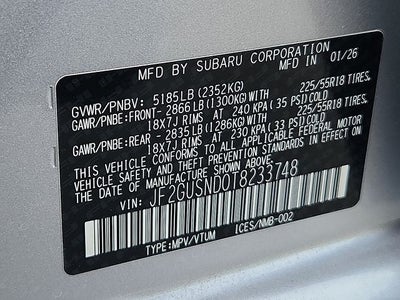 2026 Subaru CROSSTREK Limited Hybrid